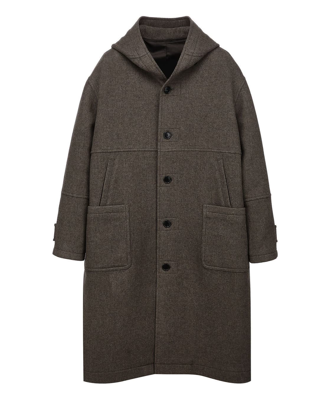 일꼬르소 후드 울 코트 105 상품이미지3