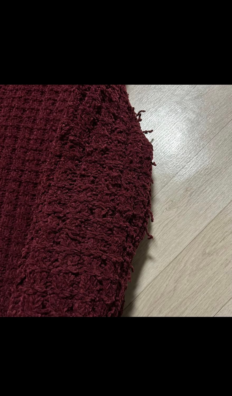 스톤 아일랜드 슈닐 니트 버건디 2XL 상품이미지5