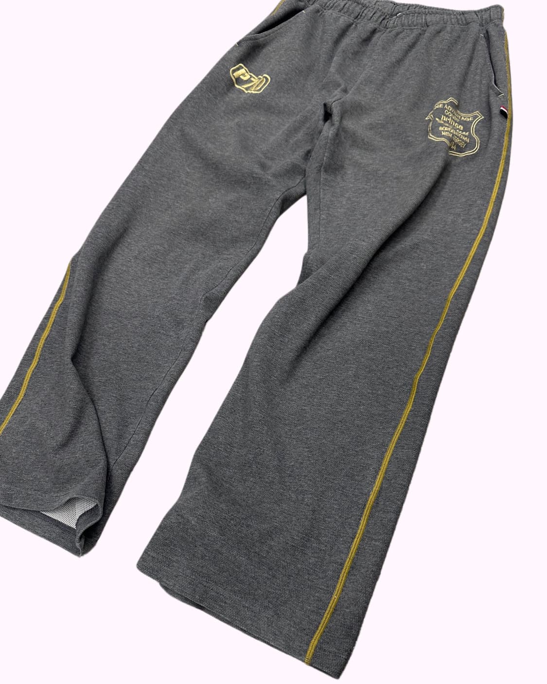 charcoal embroidery sweat pants 상품이미지3