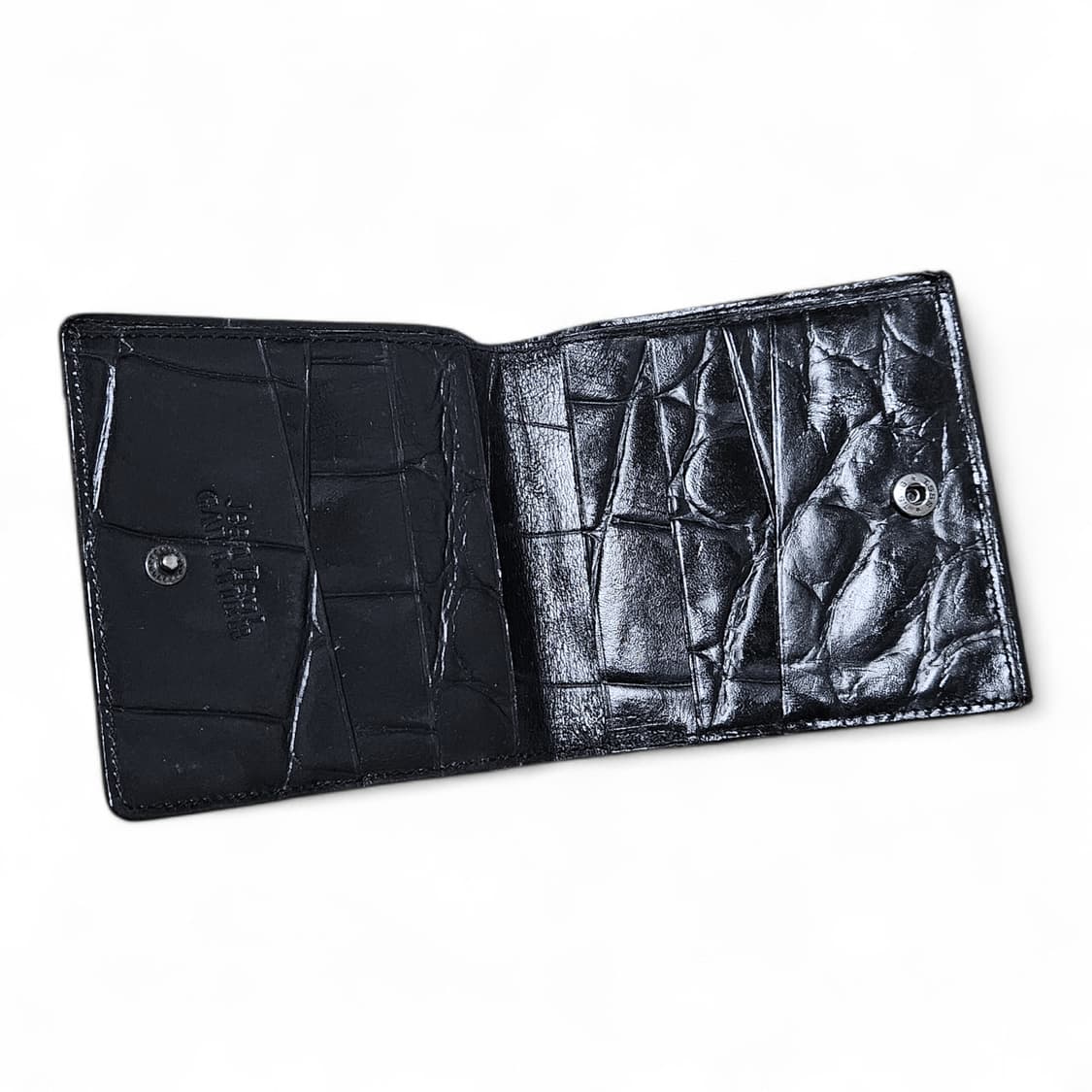 장폴고티에 아카이브 크로코형압 레더 반지갑 상품이미지3