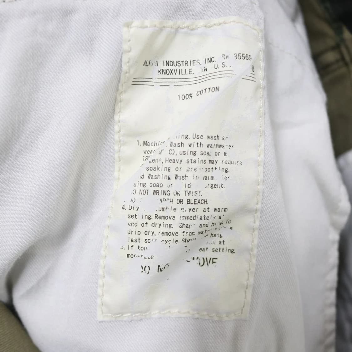 알파 인더스트리 밀리터리 카고 반바지 66602 상품이미지5