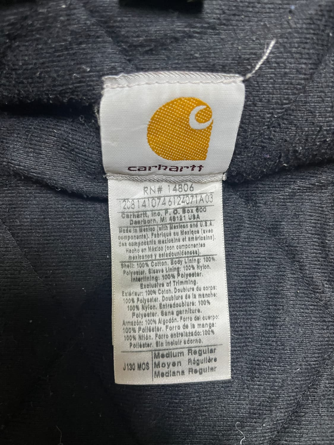 칼하트 j130 모스그린 m사이즈 판매합니다 상품이미지3