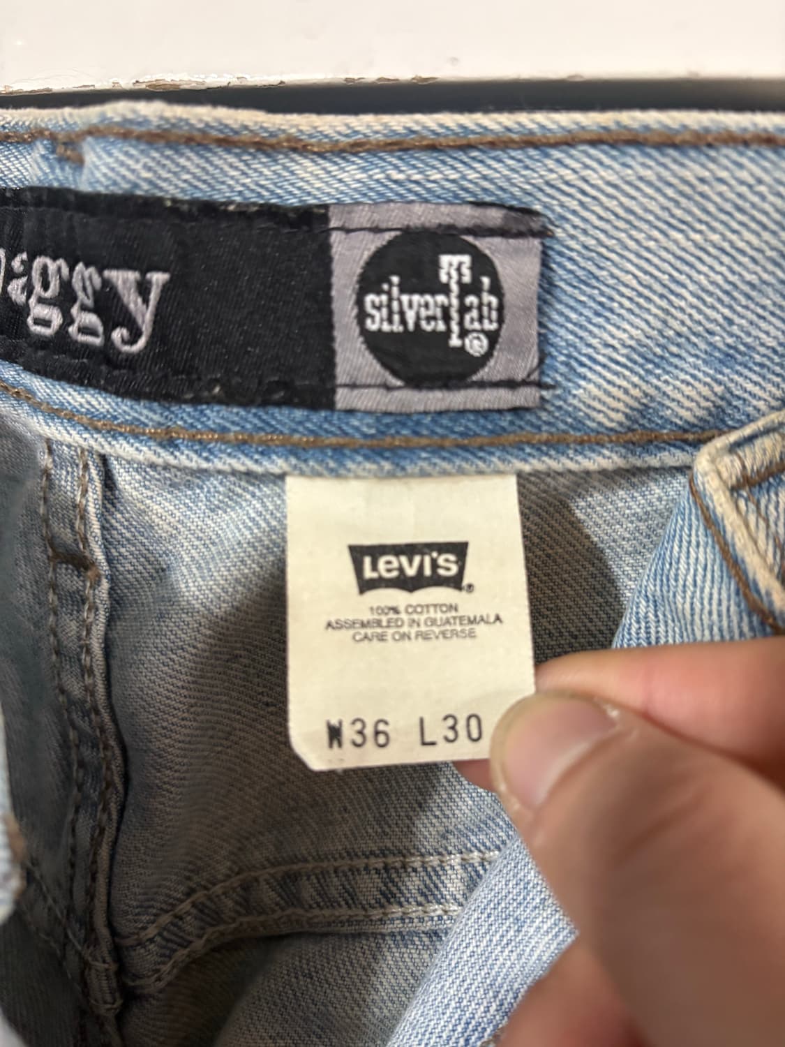 90‘s Levis Silver tab baggy fit denim  상품이미지3