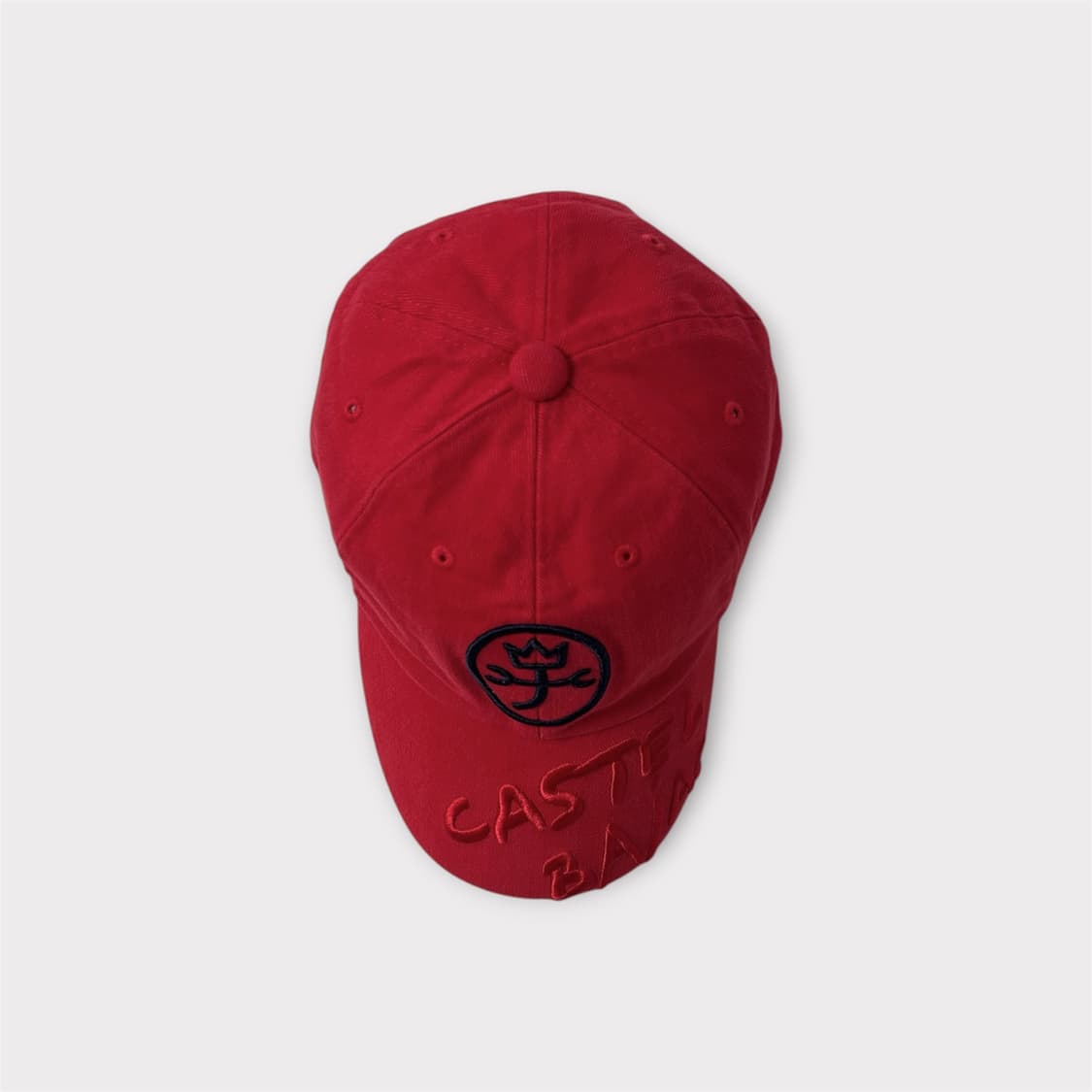 까스텔바작 자수포인트 레드 골프 모자 (1764) 상품이미지6