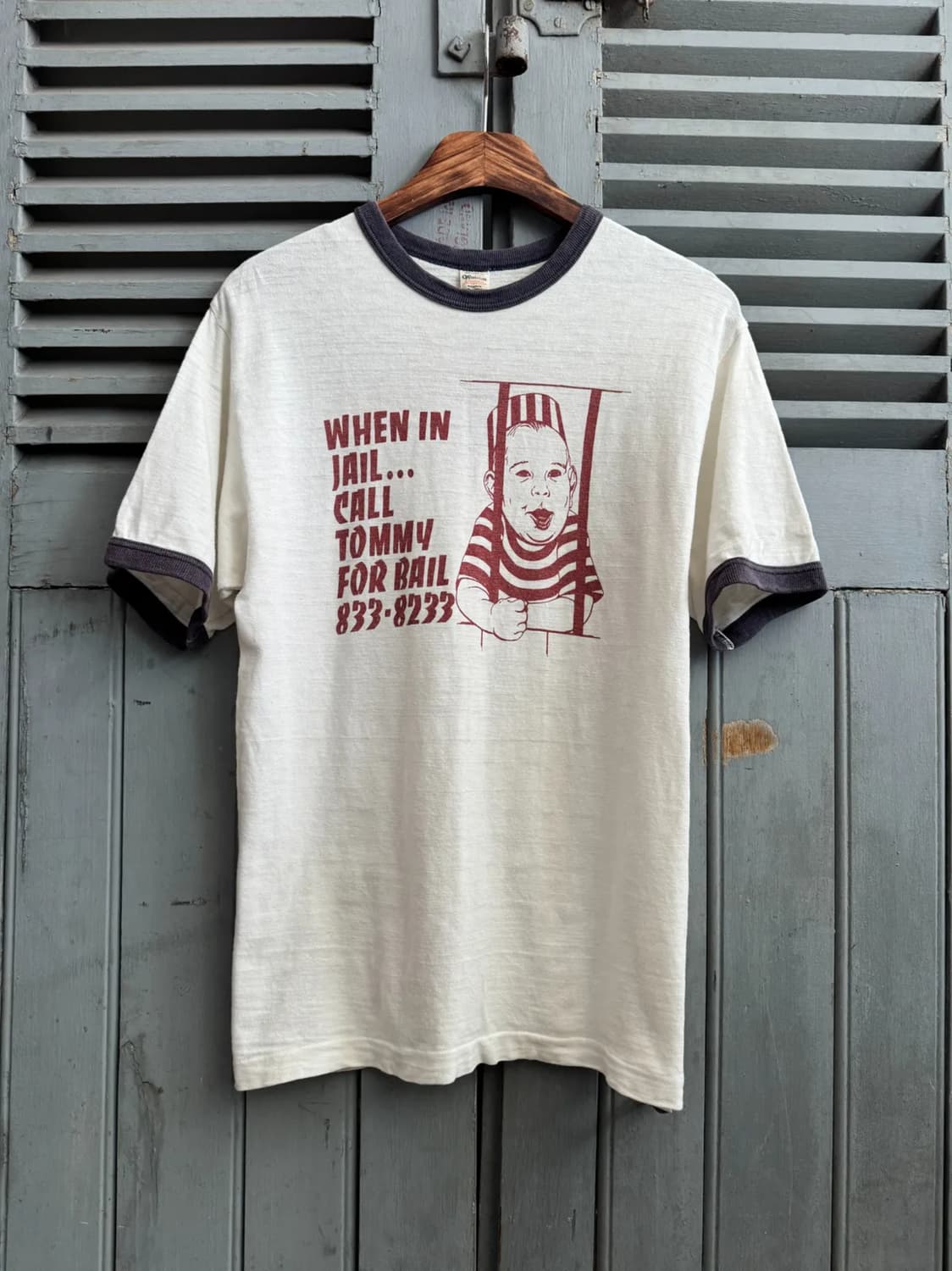 [M]WAREHOUSE 웨어하우스 프리즌 링거 티셔츠 상품이미지1