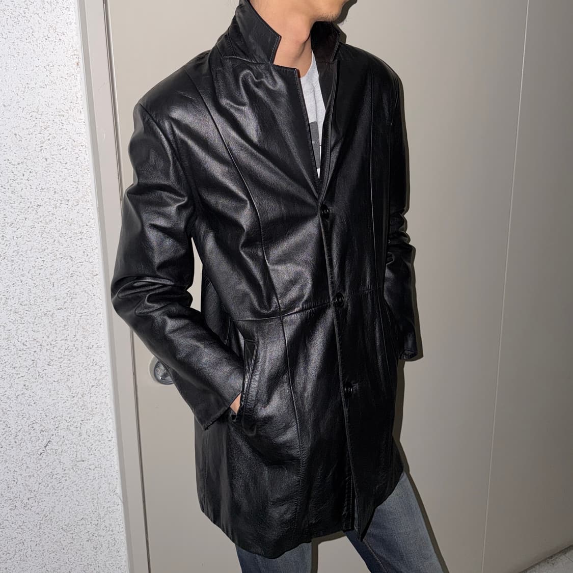 소가죽 레더 카코트  상품이미지1