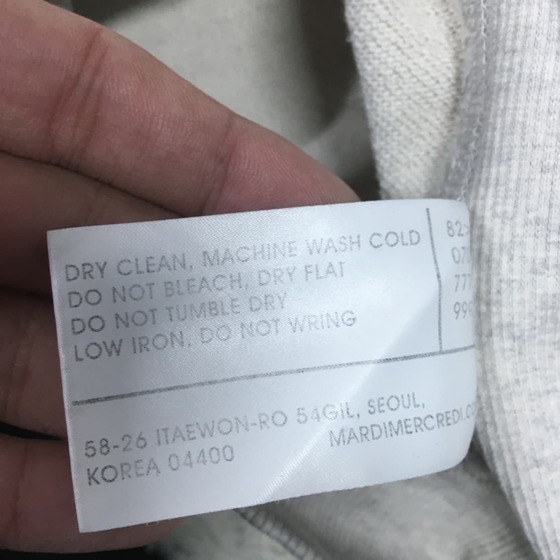 마르디메르크디 여성 맨투맨 CC09 상품이미지3