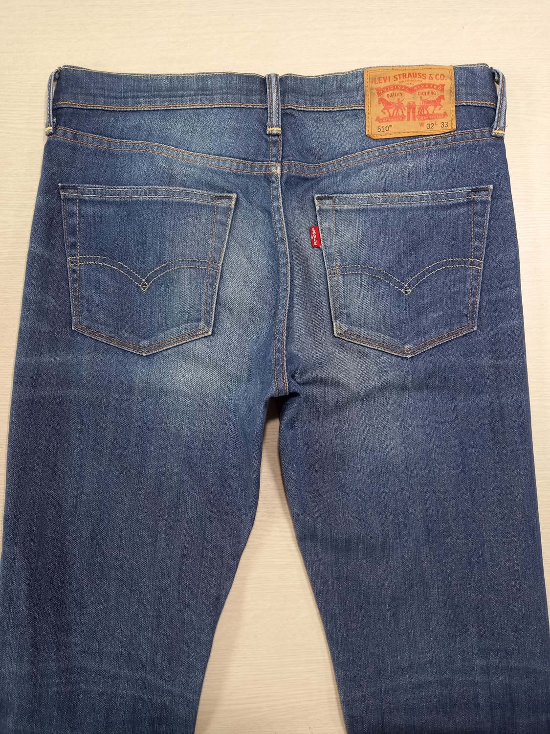 32 리바이스510 워싱 스판 슬림일자진 32-342 상품이미지4