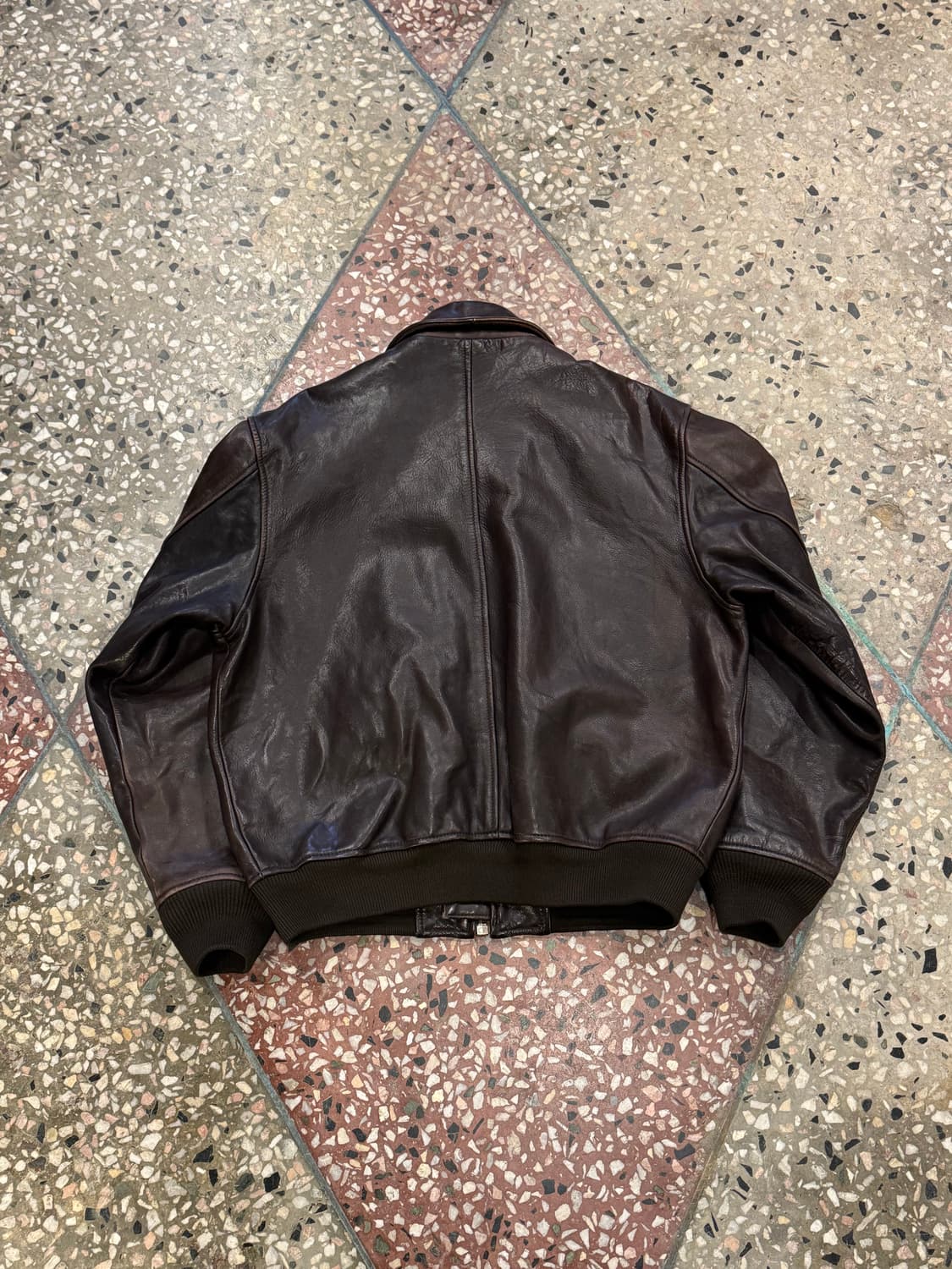 Ameco B-15 레더 자켓 (XL) 상품이미지4