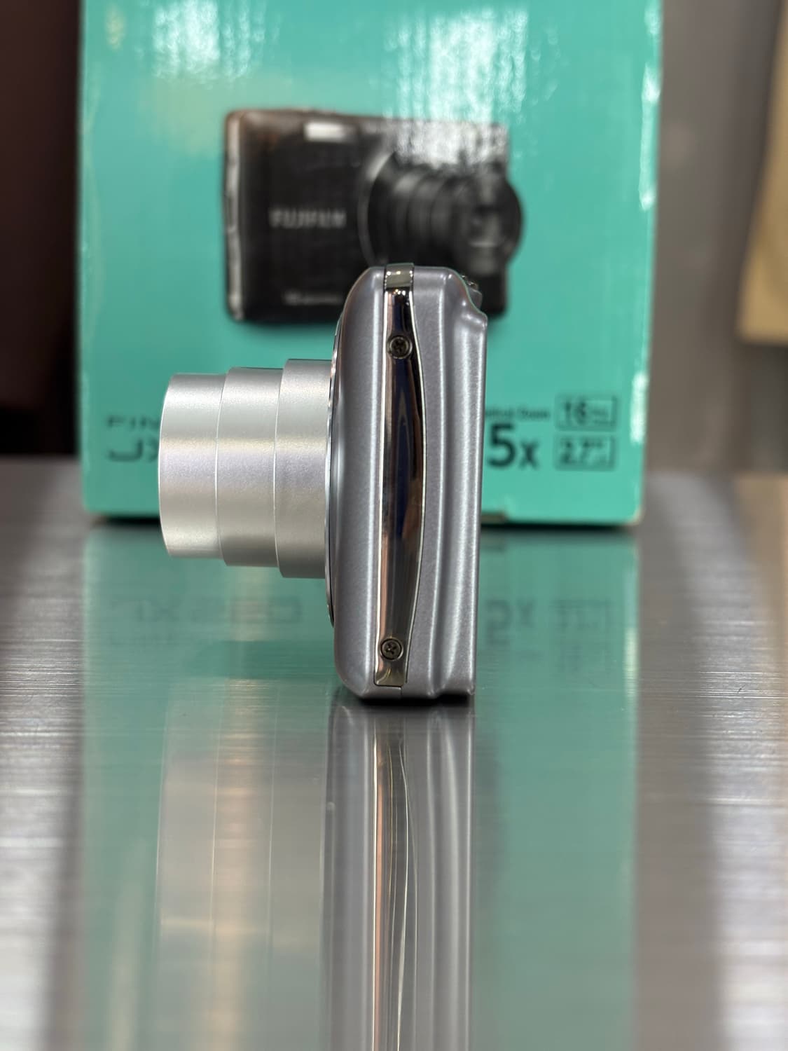 한글/날짜표시/박스O)후지필름 파인픽스 JX550 실버 빈티지디카 상품이미지5