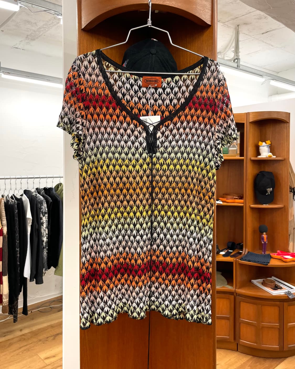 Missoni 미쏘니 레이스업 시스루 티셔츠 상품이미지2