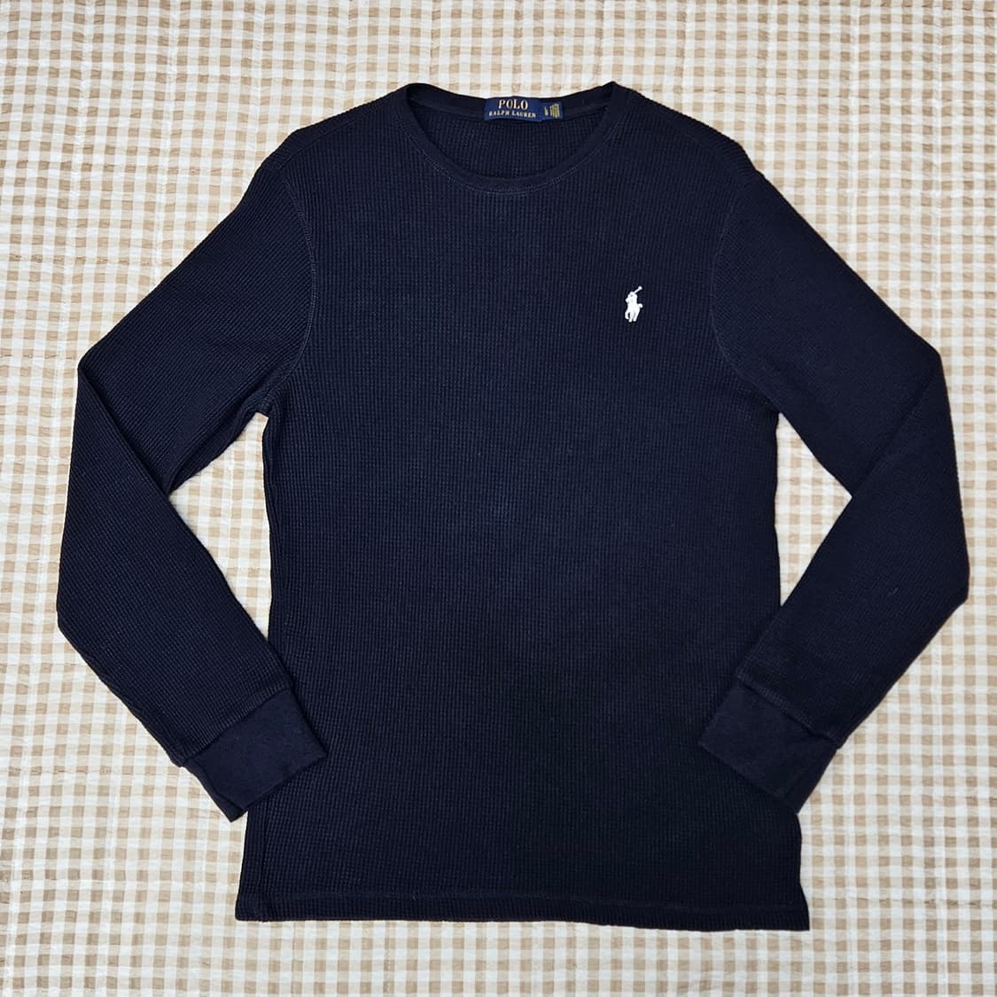 폴로 랄프로렌 와플 슬리브 면티 남자100 상품이미지1