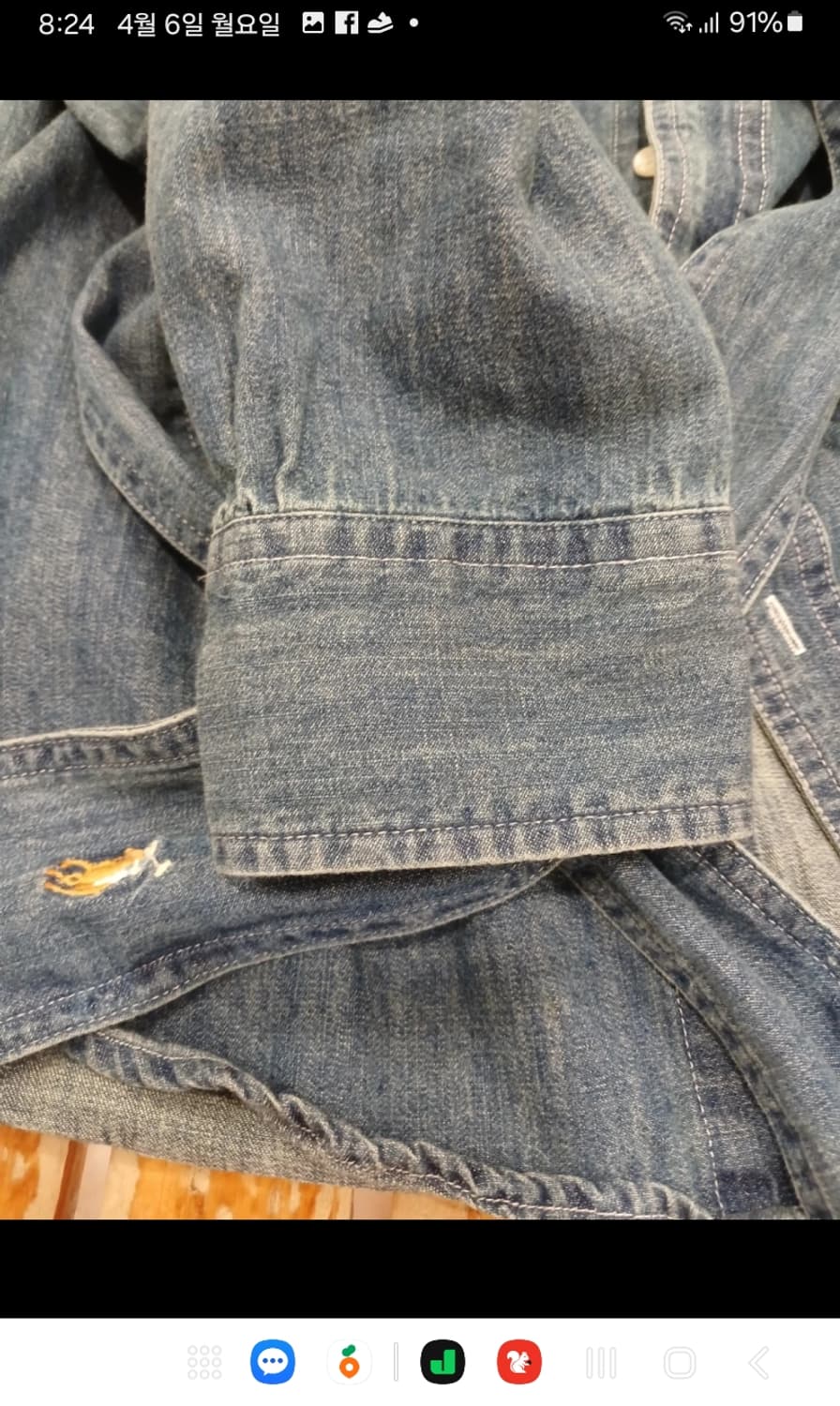 랄프로렌 리본타이 청 데님 자켓 상품이미지5