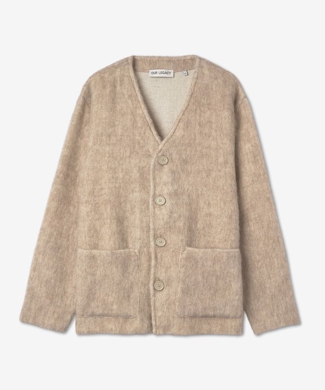 [새제품]아워레거시 모헤어 가디건 베이지_50 상품이미지9