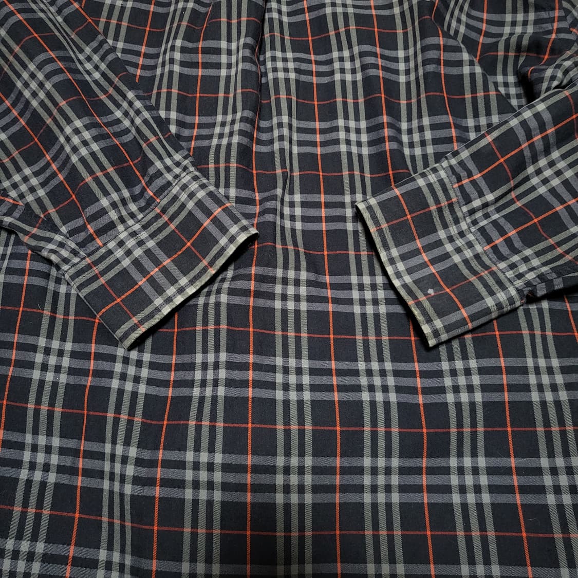 (L) 90s 빈티지 버버리 체크셔츠 버버리셔츠 노바체크 상품이미지8