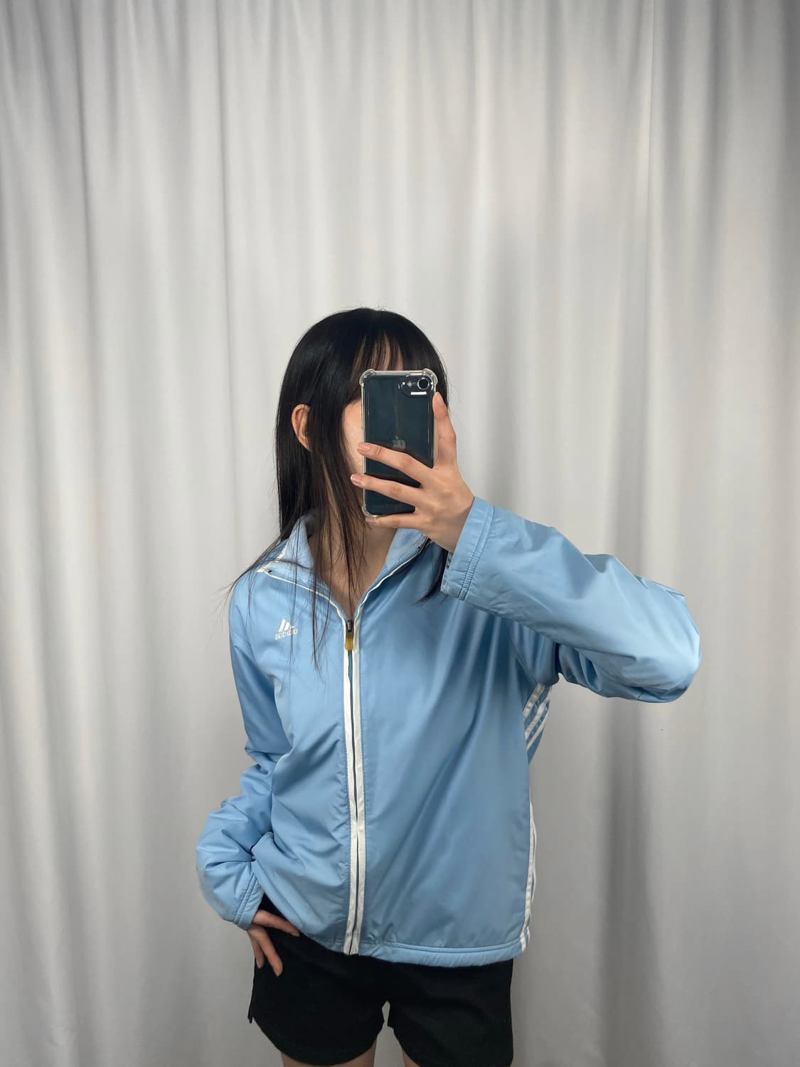 아디다스 스카이블루 바람막이 자켓 상품이미지2