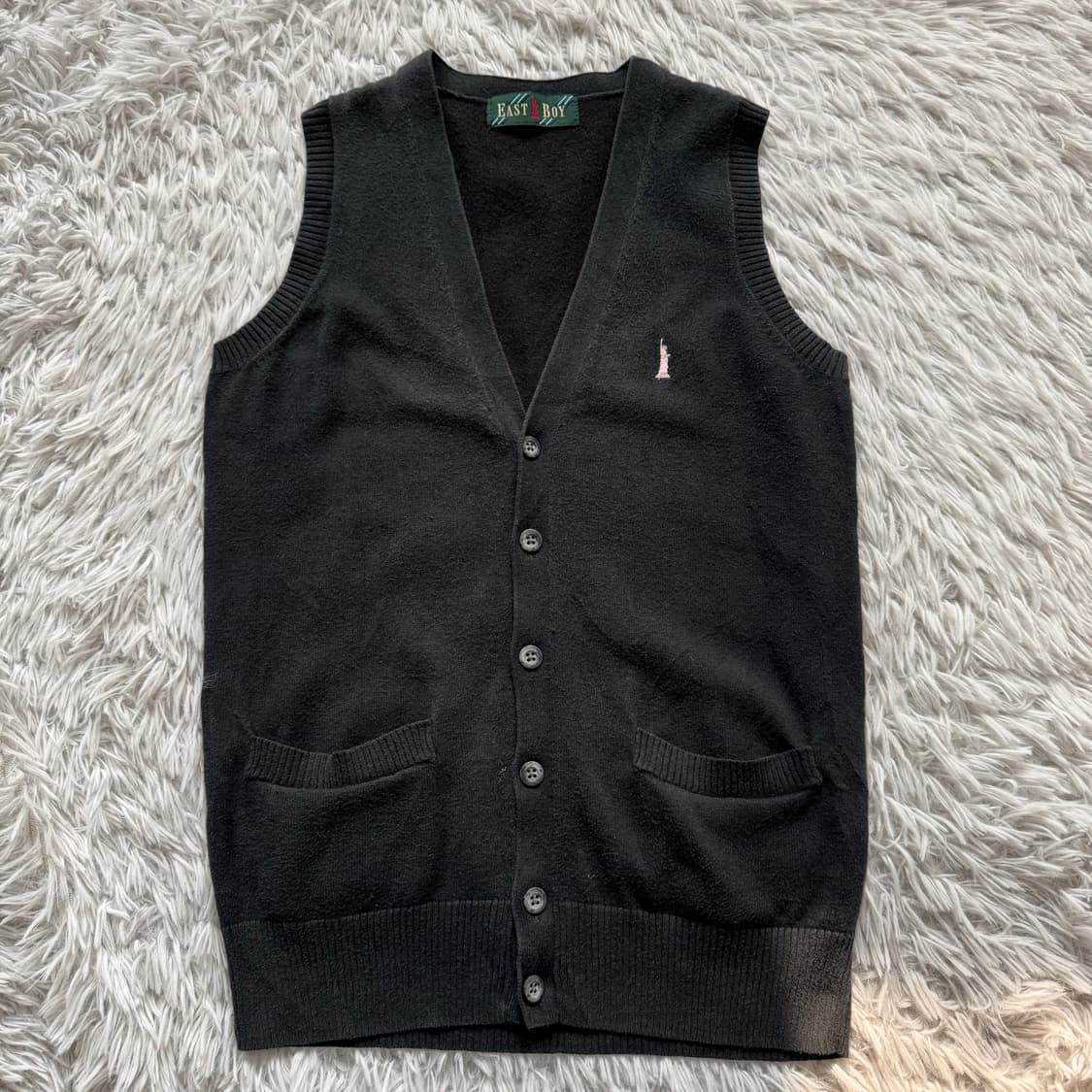 EAST BOY 일본빈티지 니트 베스트 이스트보이 니트베스트 m 38 상품이미지2