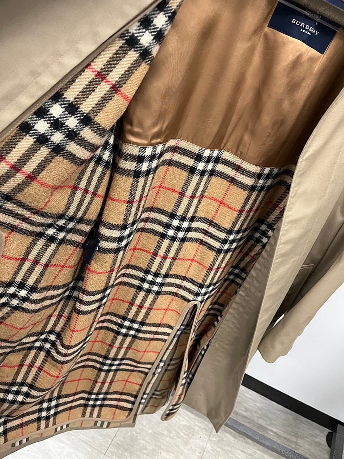 105) 버버리 개버딘 내피코트  상품이미지6