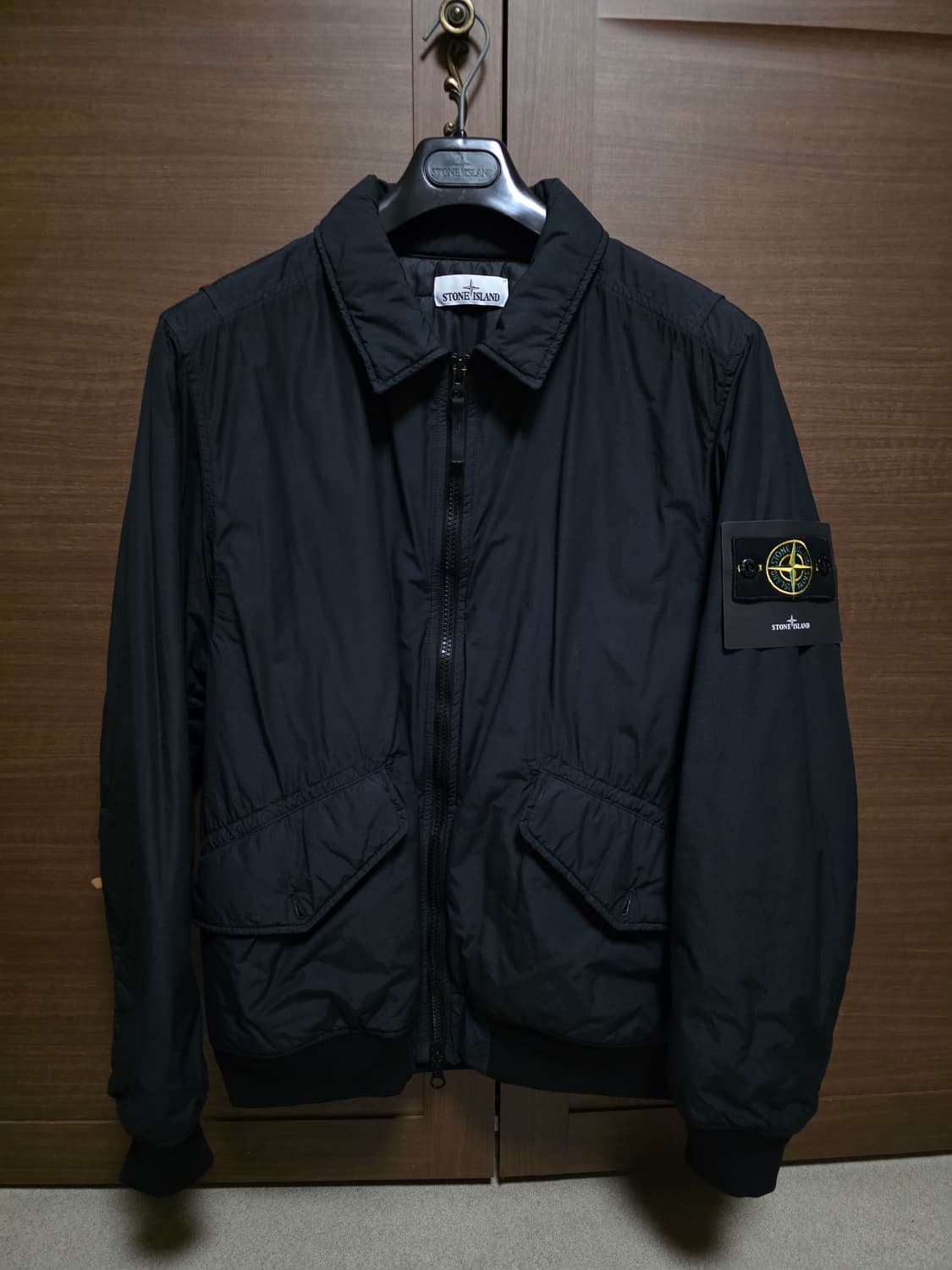 스톤아일랜드 나슬란 와트로자켓 블랙 L 상품이미지1