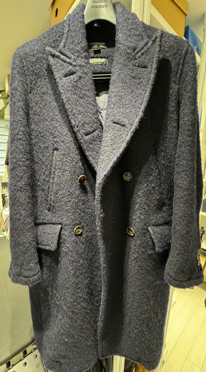 [105] 이스트로그 수발피노 체스터필드 코트 네이비 상품이미지1