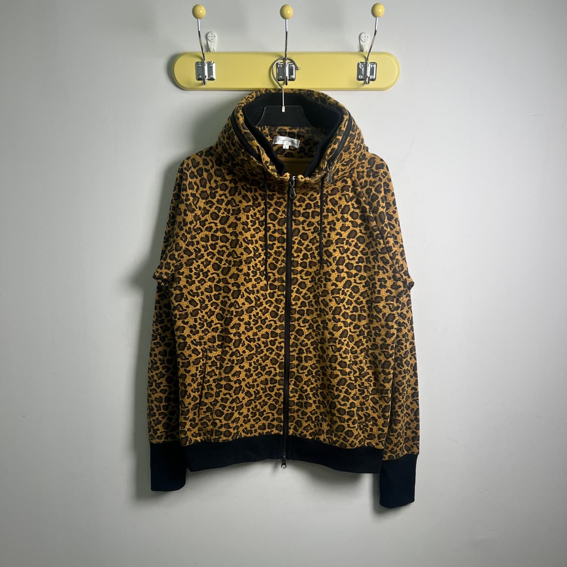 정글 스톰 레오파드 더블 지퍼 하이넥 자켓 L 상품이미지1