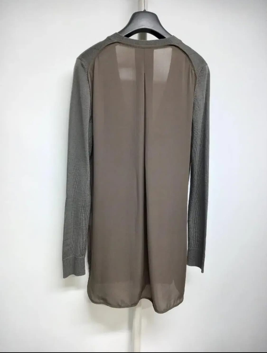 미샤 MICHAA 춘추 모.실크100  롱 가디건 55 상품이미지5