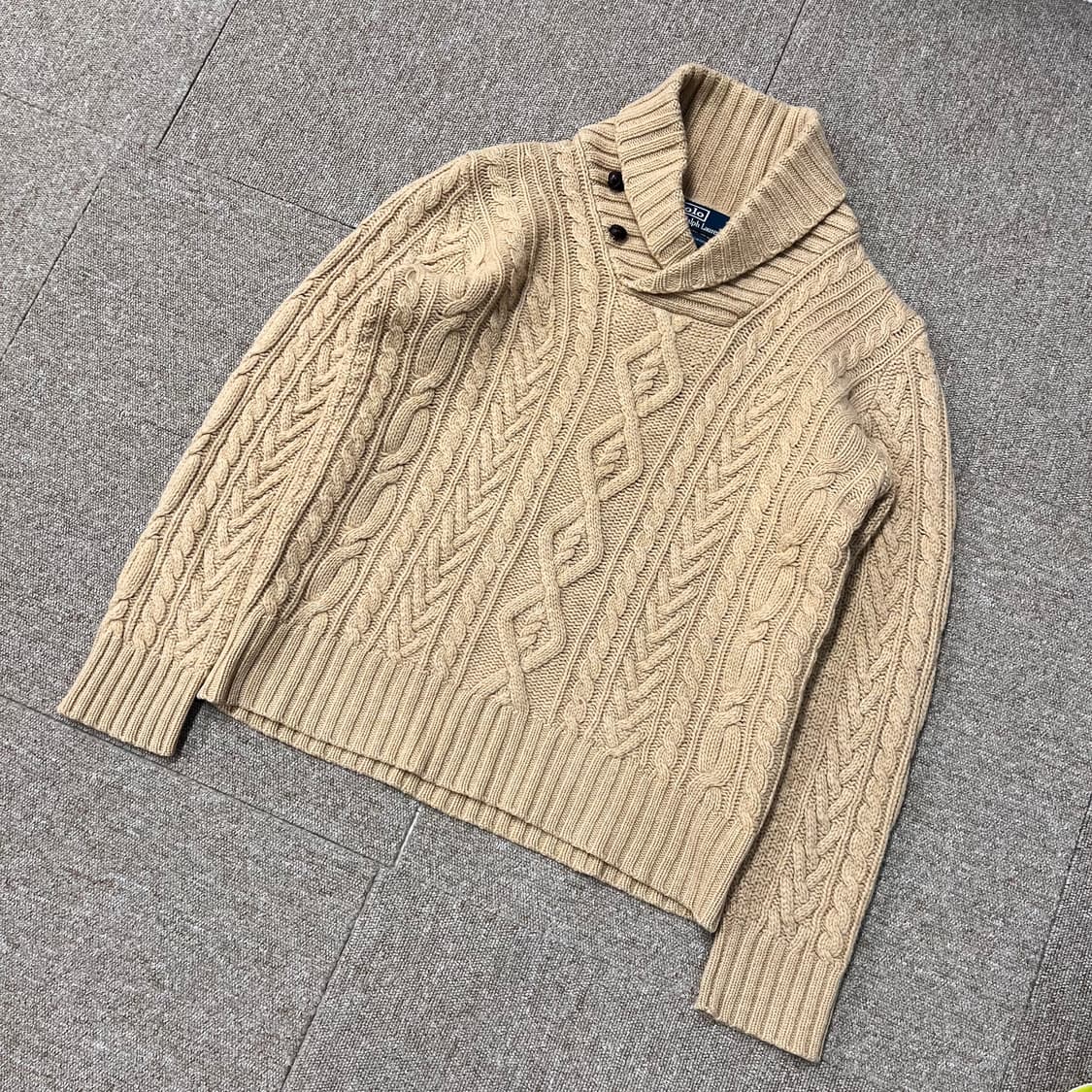 폴로 랄프로렌 숄카라 니트 상품이미지1