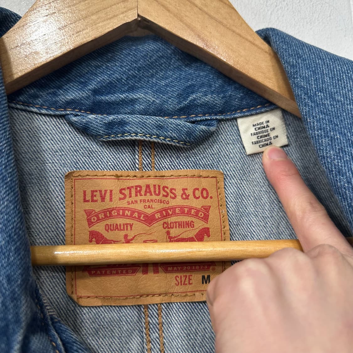 리바이스 데님 초어 자켓 상품이미지3