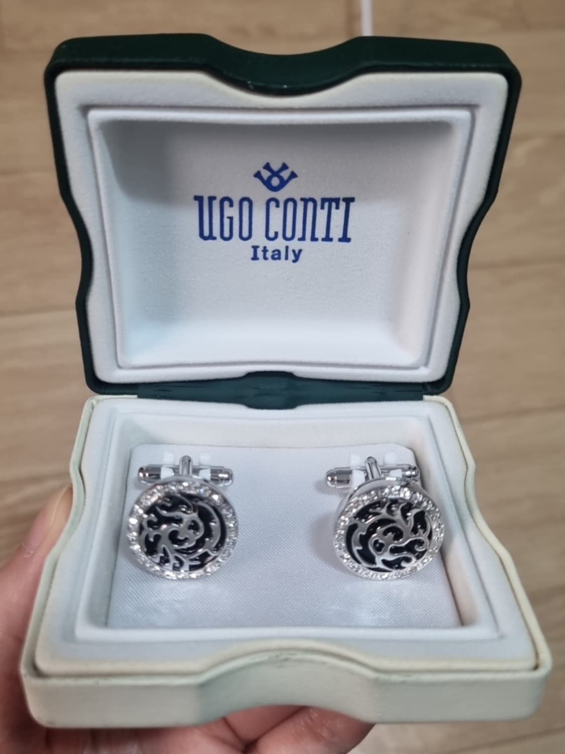 우고콘티 커프스링크 새상품 상품이미지1