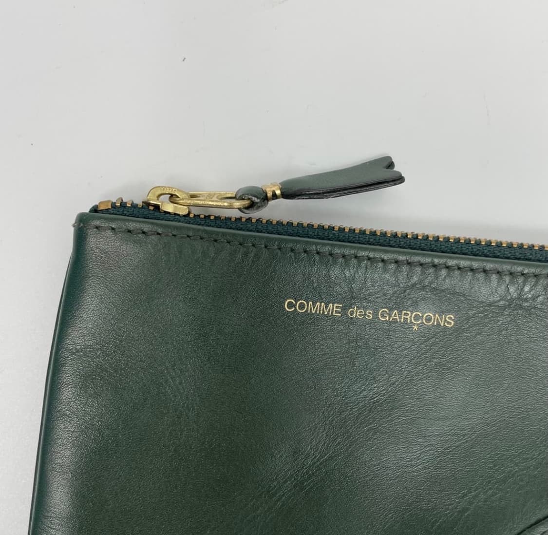 꼼데가르송 카드지갑 그린 상품이미지2
