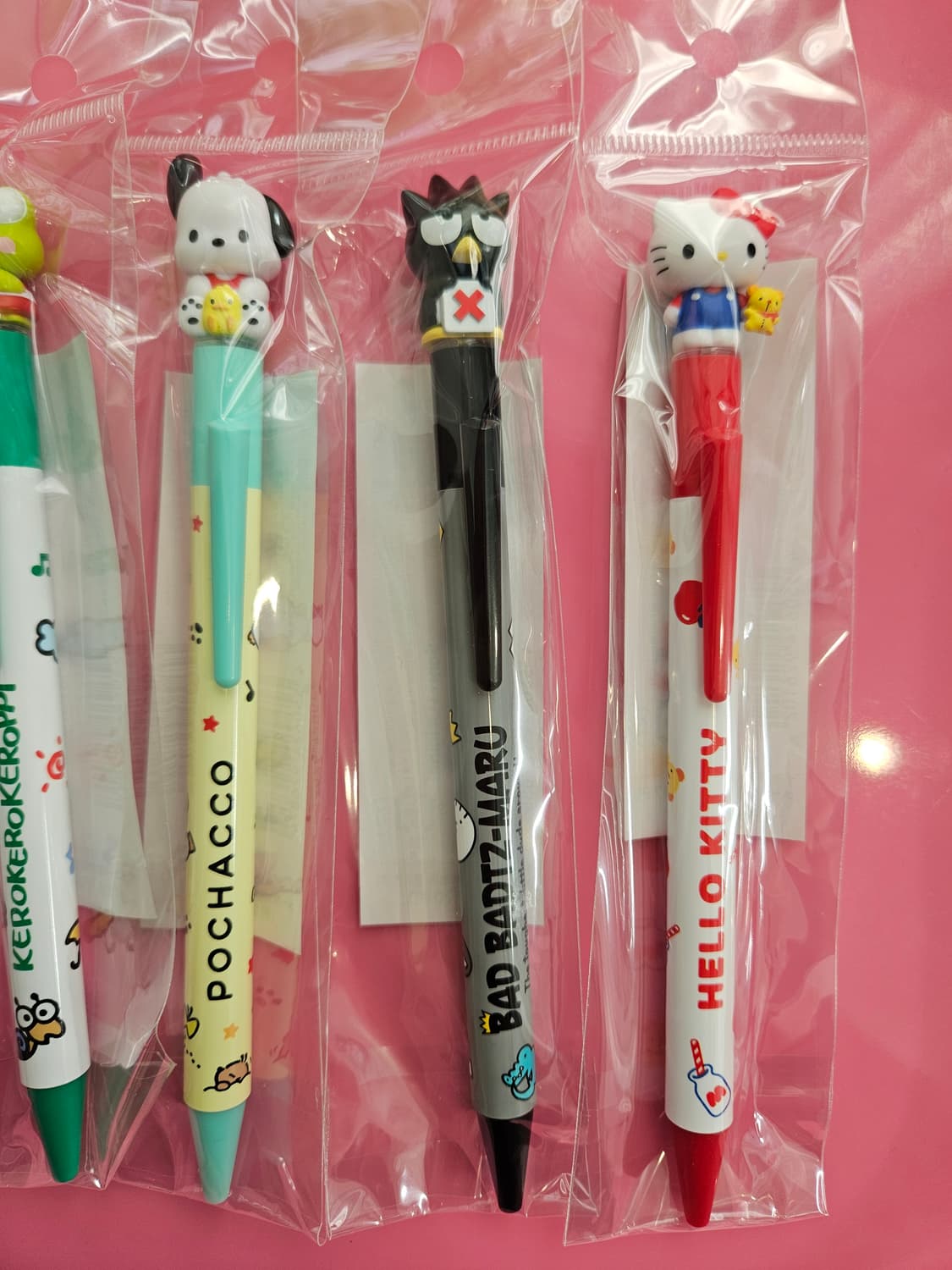 배드배츠마루 키티 포차코 케로케로피 아히루노페클 마스코트 볼펜 상품이미지5