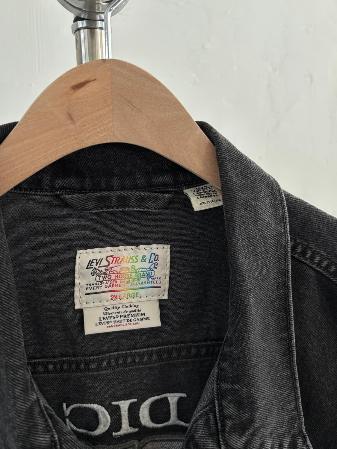 Levi’s 리바이스 차콜 래디컬 러브 트러커 자켓 상품이미지5