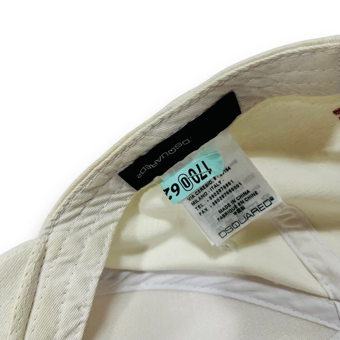 디스퀘어드2 하와이 서퍼맨 빈티지 화이트 볼캡 상품이미지7