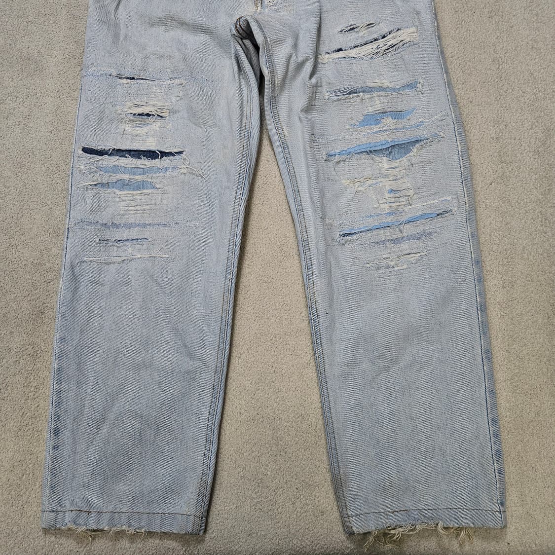 90s 캘빈클라인 리페어 데님 팬츠 33 상품이미지2