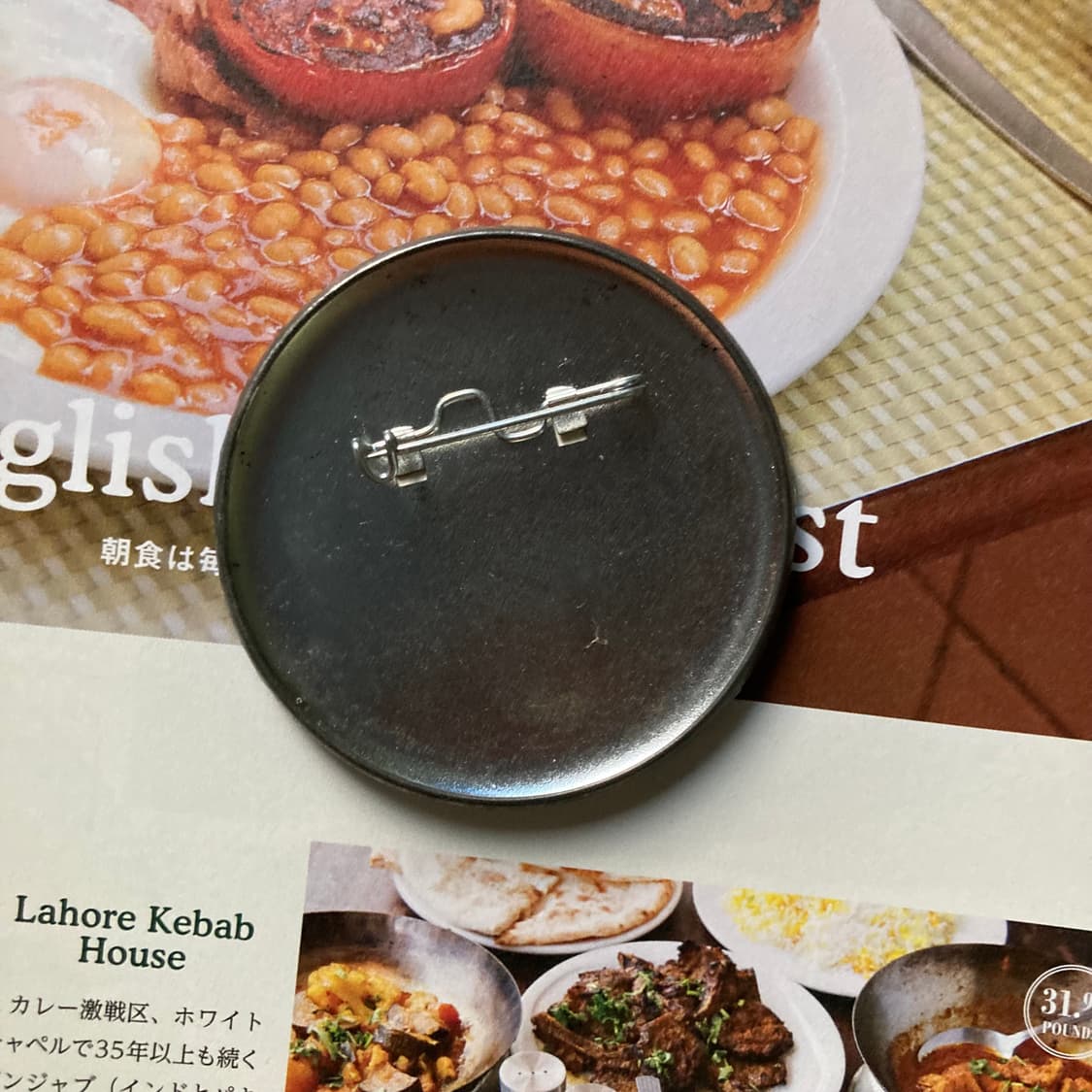 빈티지 마린 프린팅 핀 버튼 뱃지 브로치 악세사리 상품이미지2