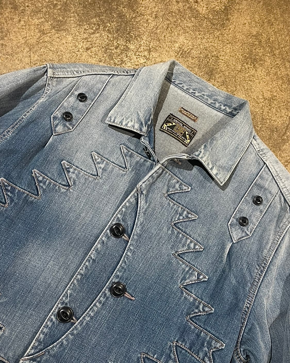 Kapital 12oz 데님 산토도밍고 썬더버트 재킷 (B5164) 상품이미지2