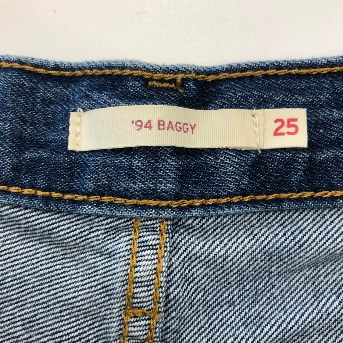 리바이스 94 BAGGY 오리지널 데님진 25 인치 상품이미지5