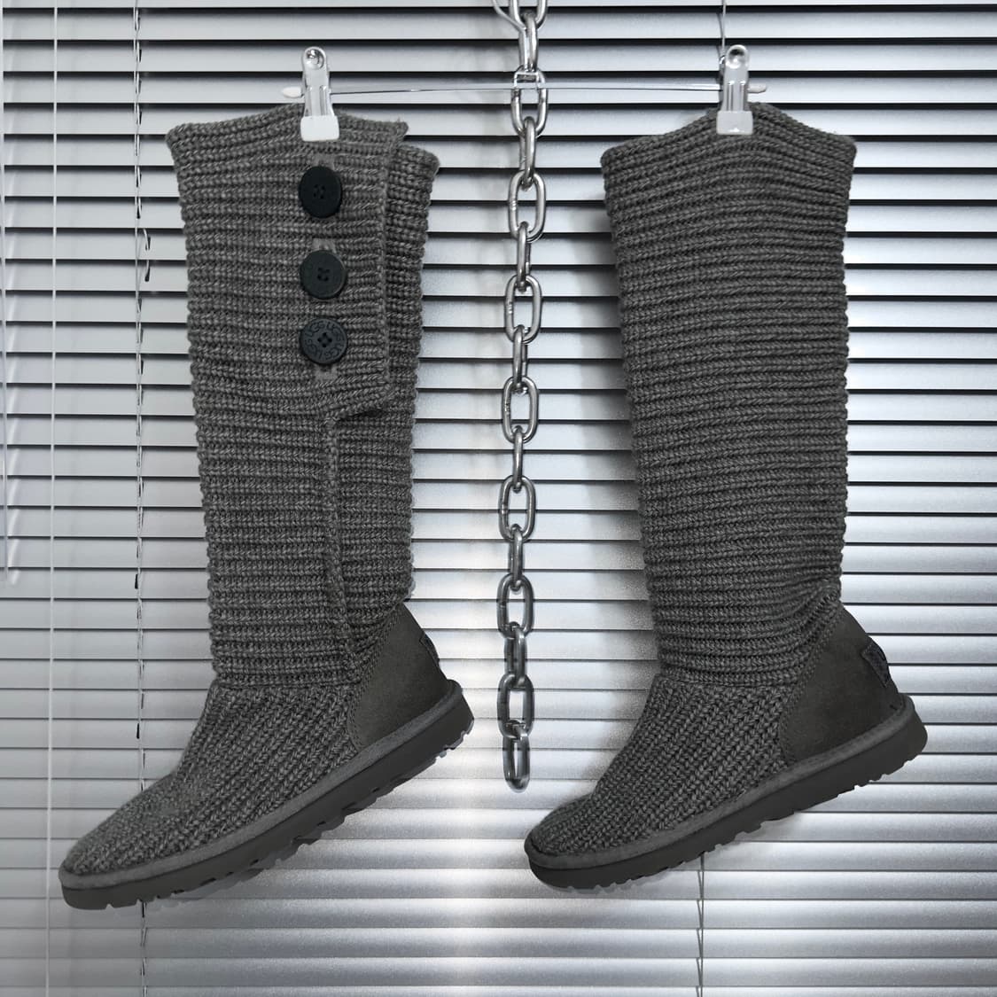 2000s Y2K 니트 카디 어그 부츠 상품이미지2