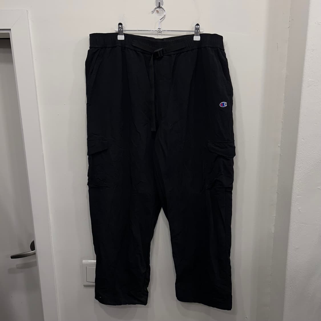 챔피온 와펜로고 와이드핏 벨티드 트랙팬츠 상품이미지2