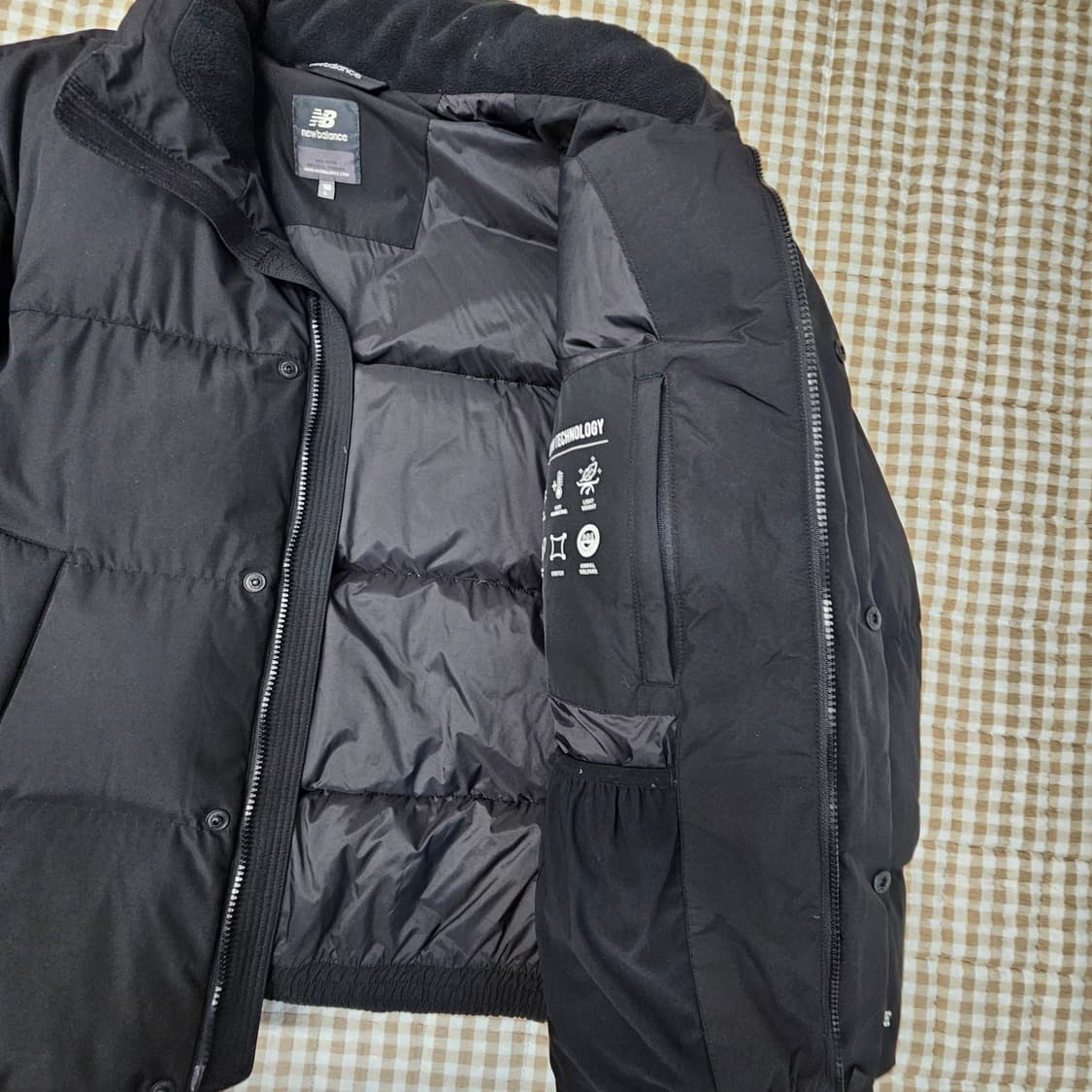 뉴발란스 액티브 구스다운 겨울패딩 남자100 상품이미지6