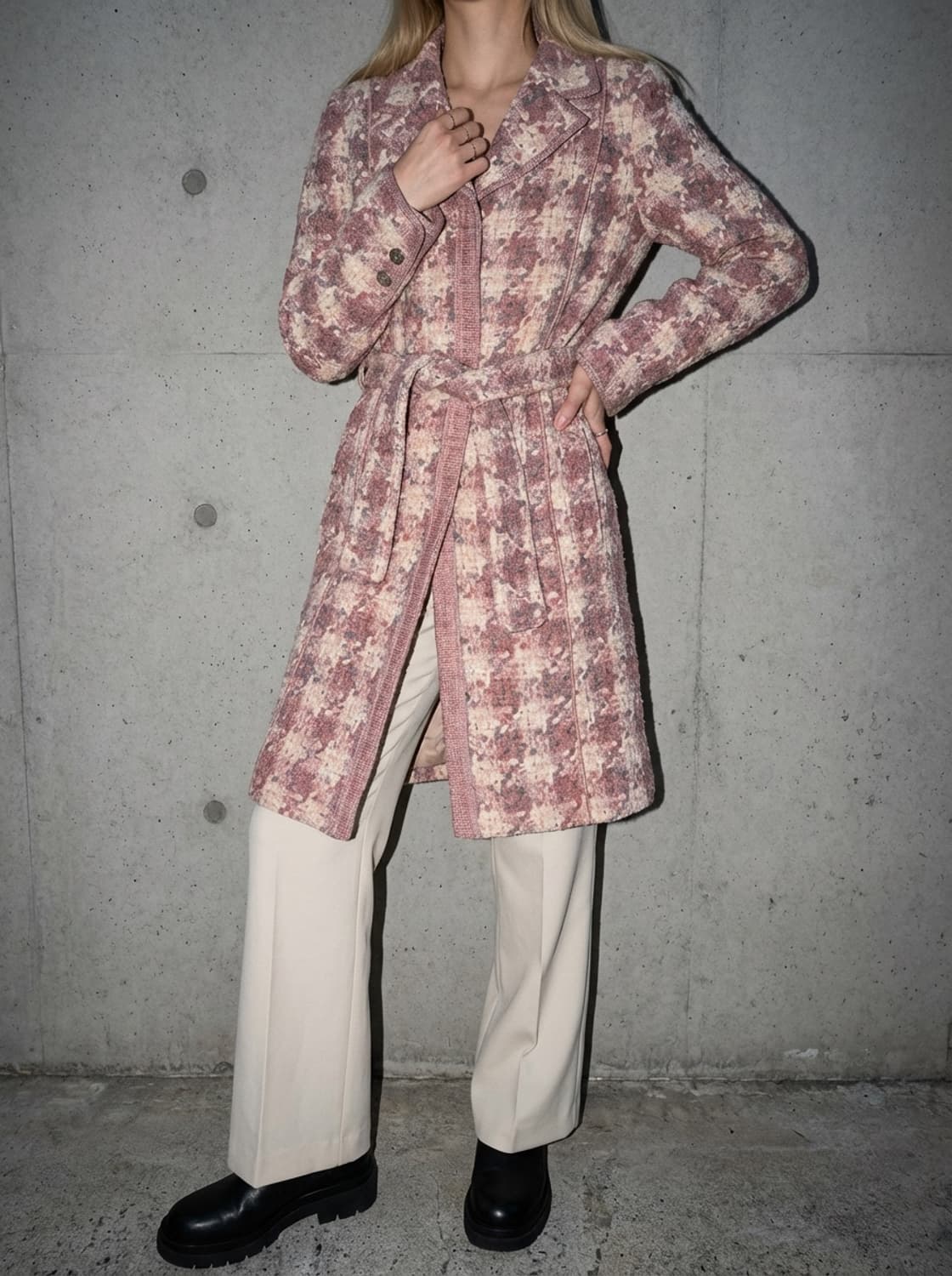 샤넬 트위드 벨티드 코드 상품이미지1