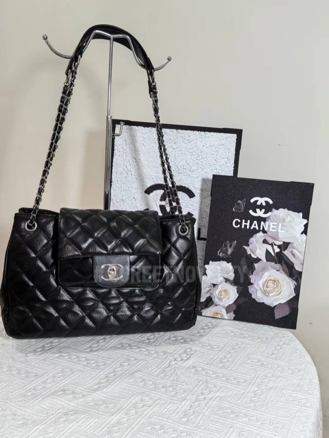 샤넬 CC로고 은장 스트랩 숄더 체인백 상품이미지2