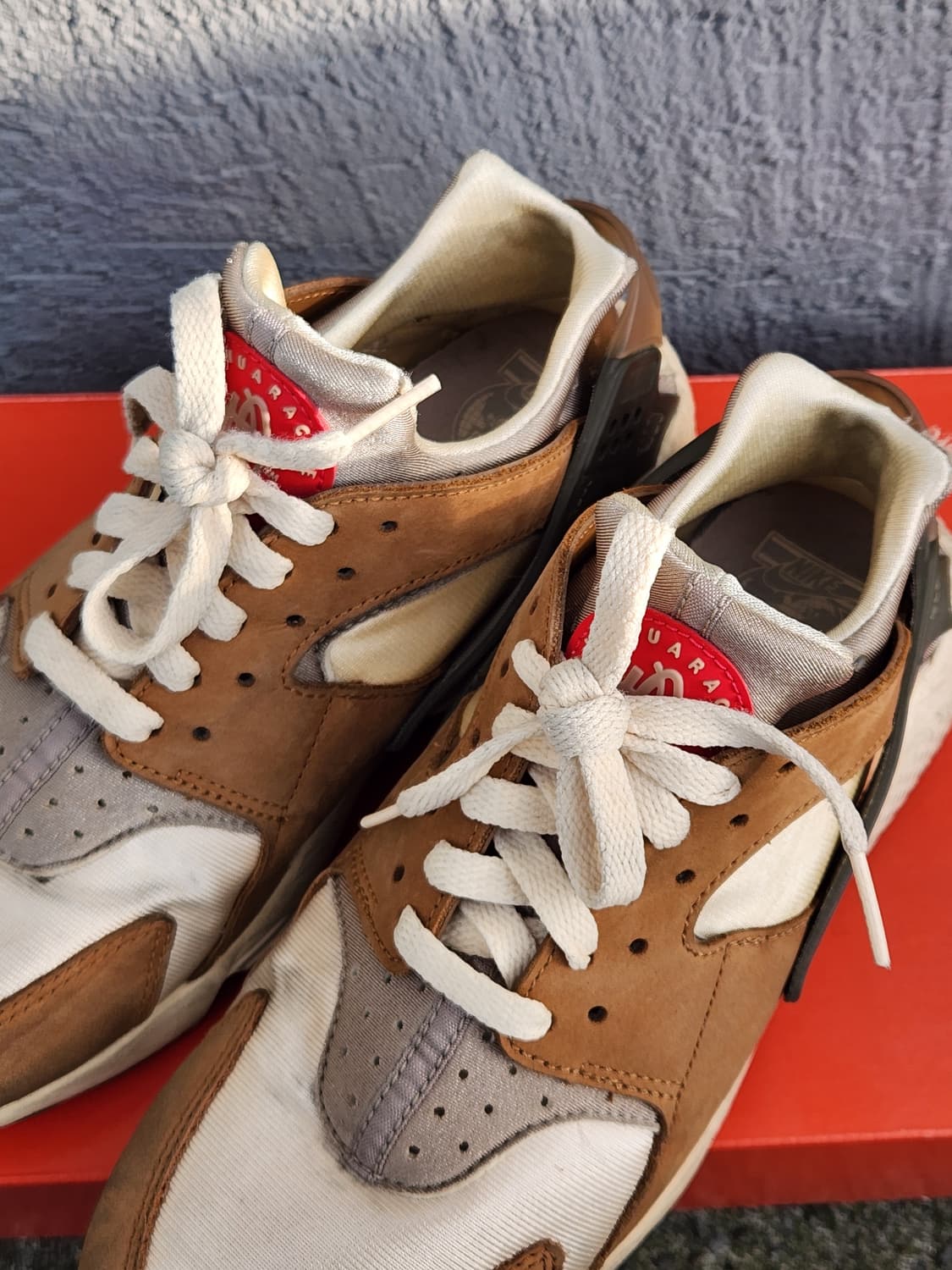Nike x Stussy Air Huarache LE 데저트 오크 255 상품이미지2