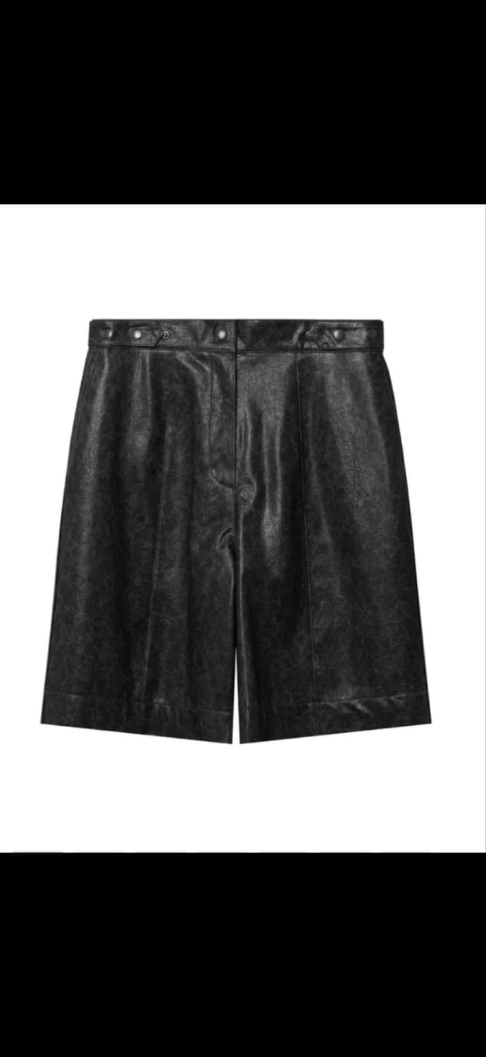 더일마 에코 레더 팬츠 브라운 상품이미지2