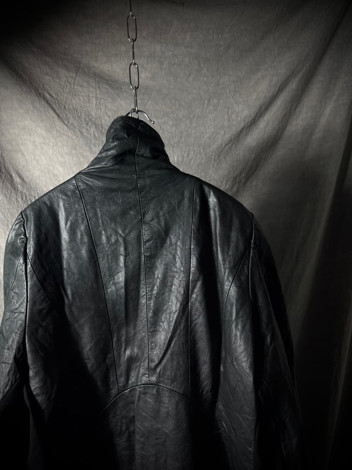 Yasuyuki Ishii Distressed Leather Jacket 상품이미지8