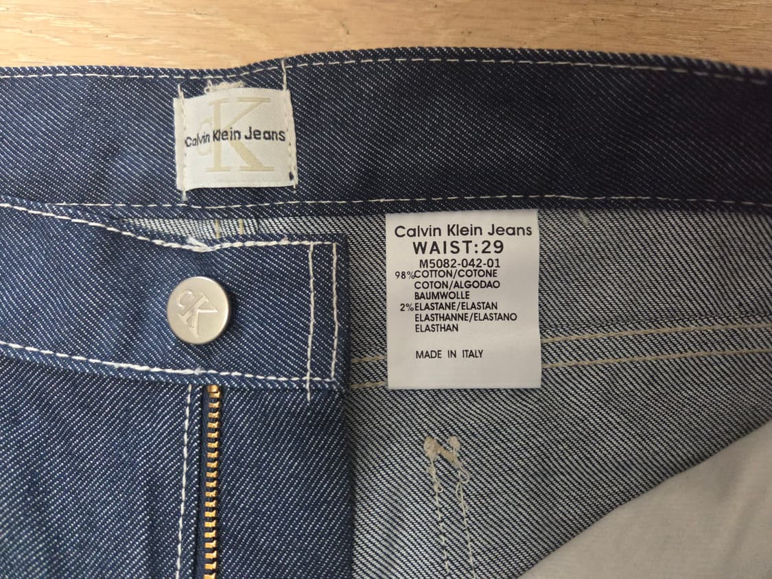 캘빈클라인 여성 데님 청바지 진청 허리 29사이즈 상품이미지7