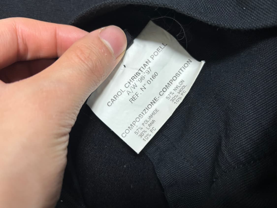 Carol christian poell 울 나일론 혼방 상품이미지6
