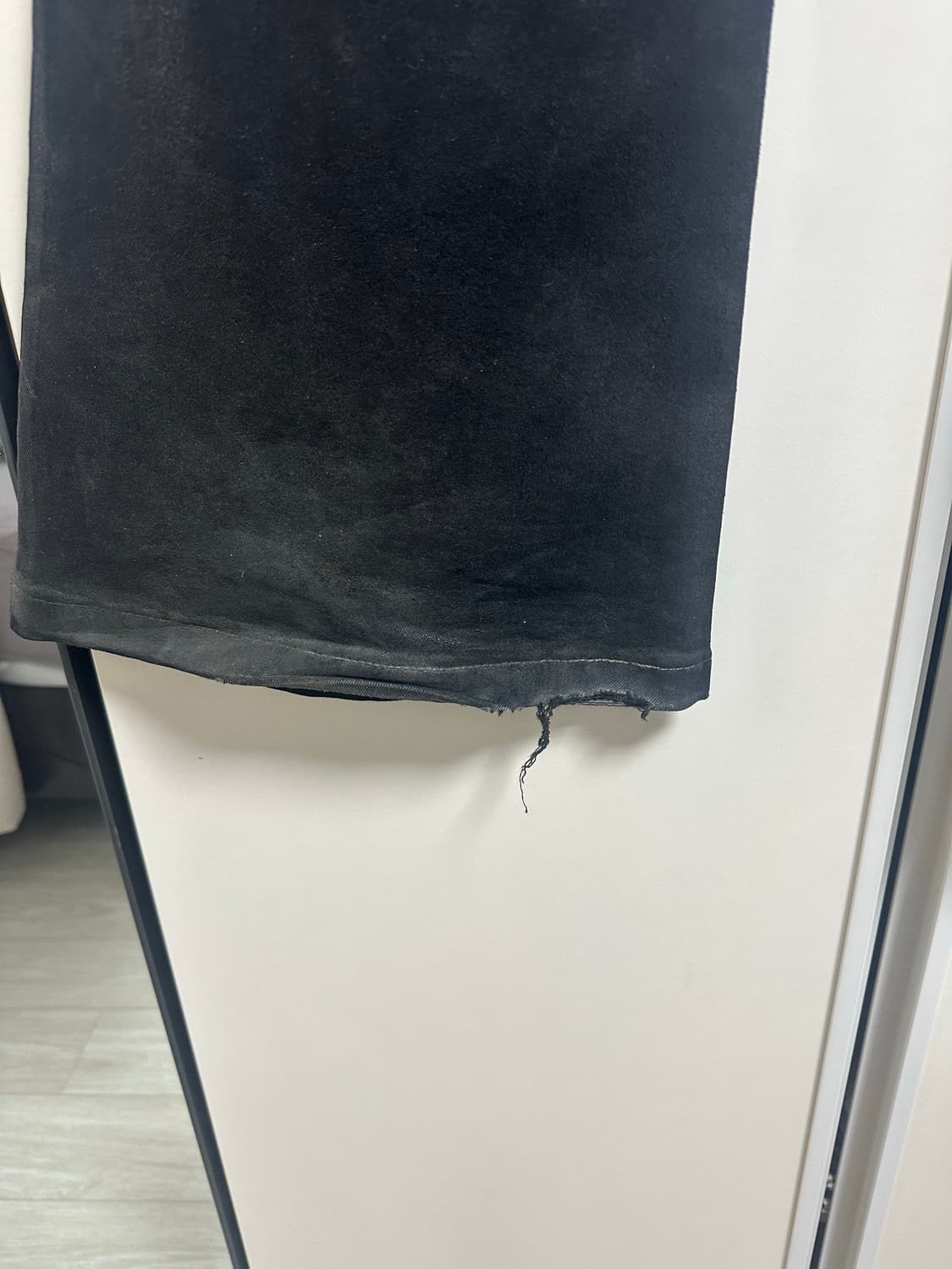 릭오웬스 맛 부츠컷 코팅 팬츠 상품이미지4