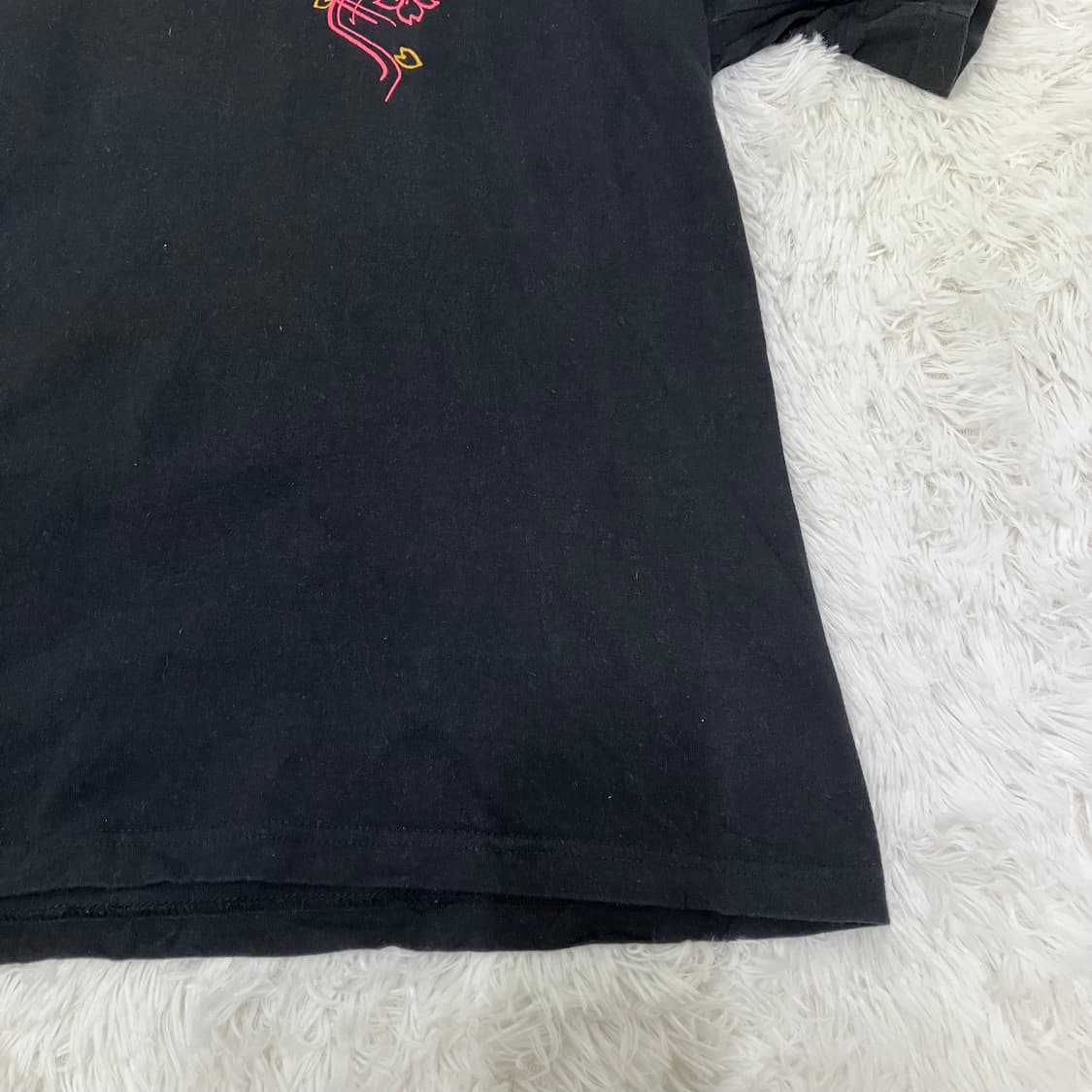 빈티지 블랙 사쿠라 반팔 1007 y2k 스트릿 갸루 펑키 일본빈티지 f 상품이미지4