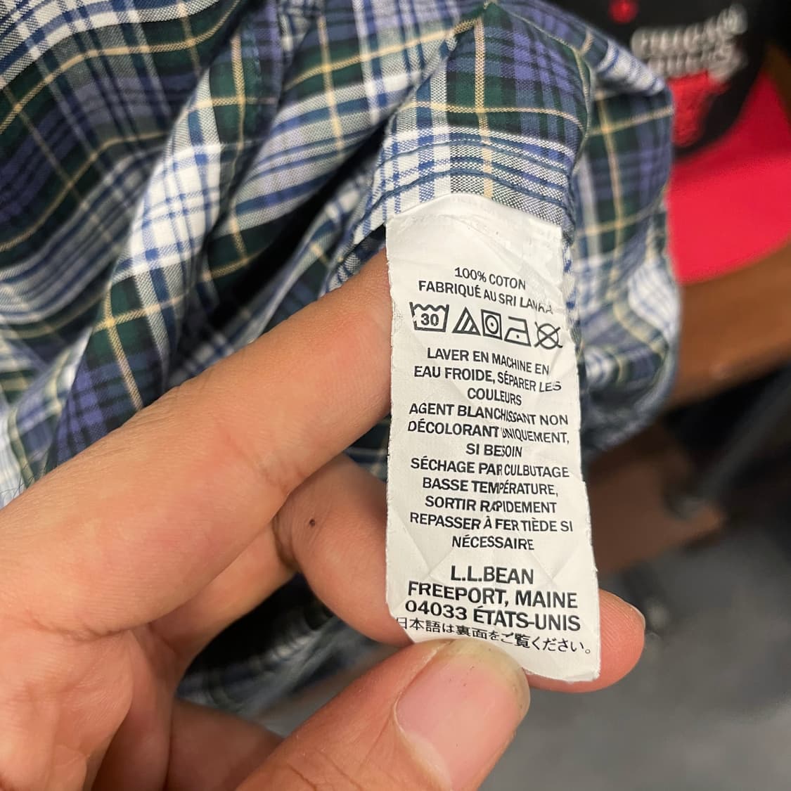 00s L.L.Bean 엘엘빈 트레디셔널 멀티 체크 셔츠 상품이미지8
